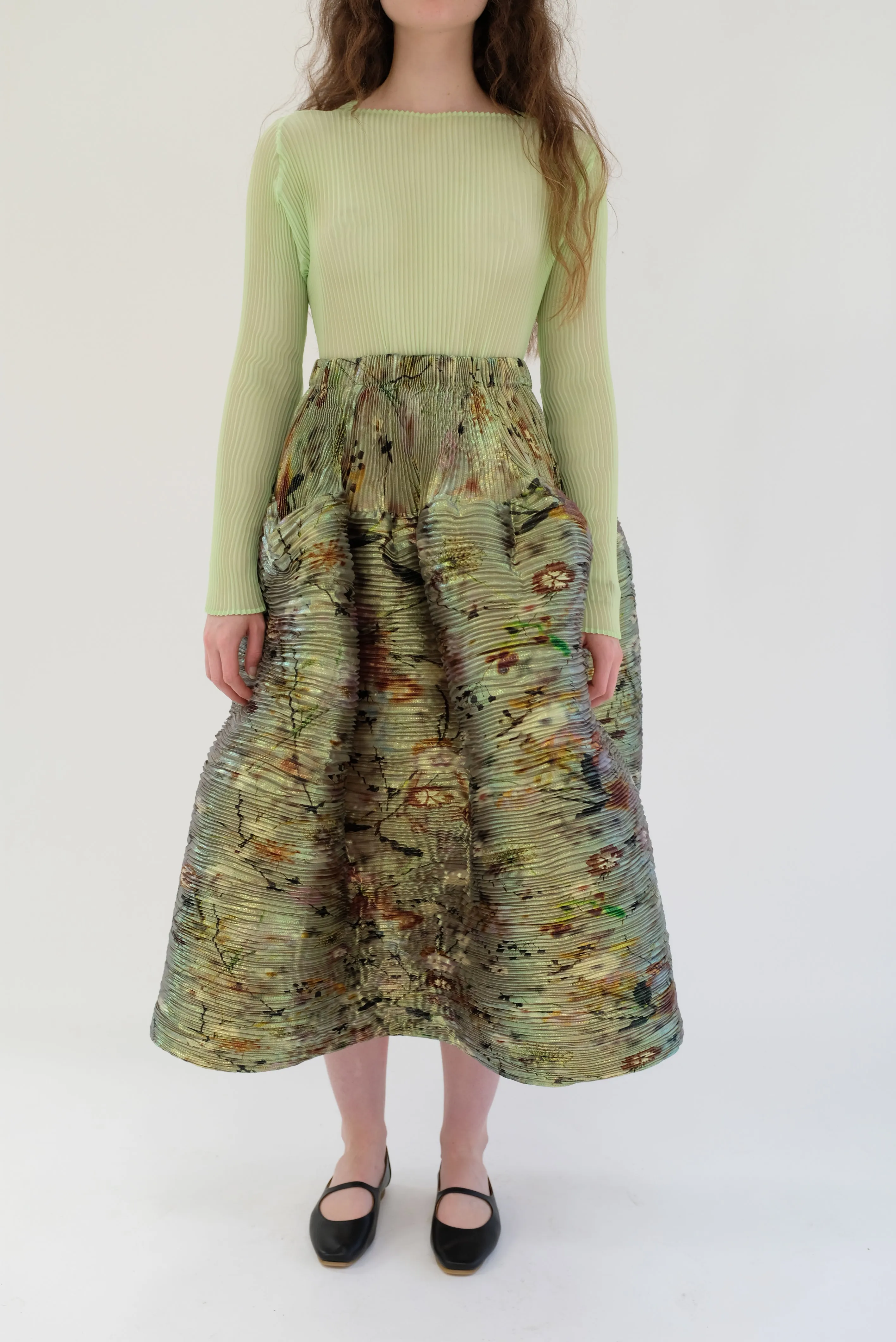 Julia Heuer Kenza Skirt Iridescent Frances sold by Beklina product image thumbnail 4