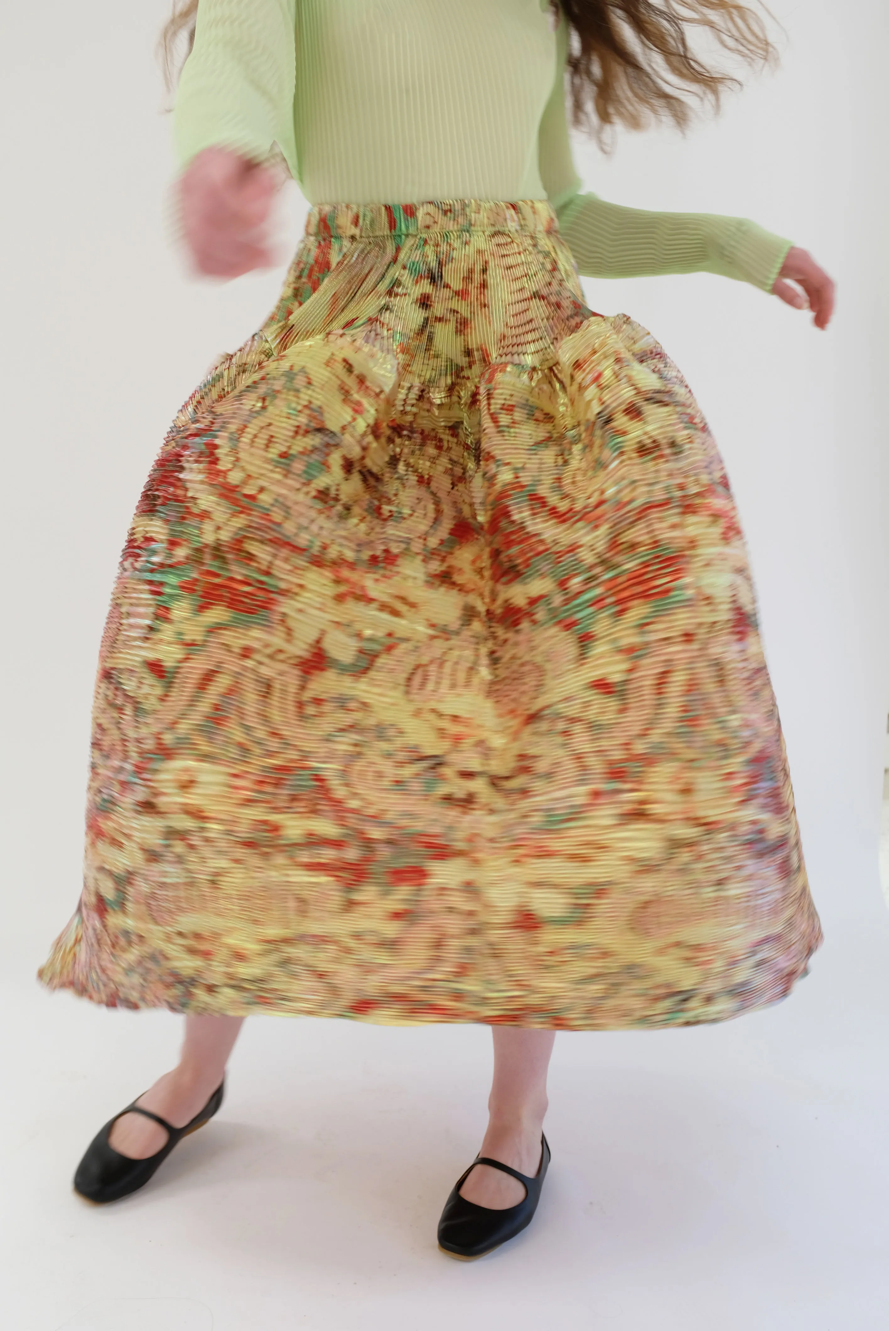 Julia Heuer Kenza Skirt Iridescent Jim sold by Beklina product image thumbnail 4