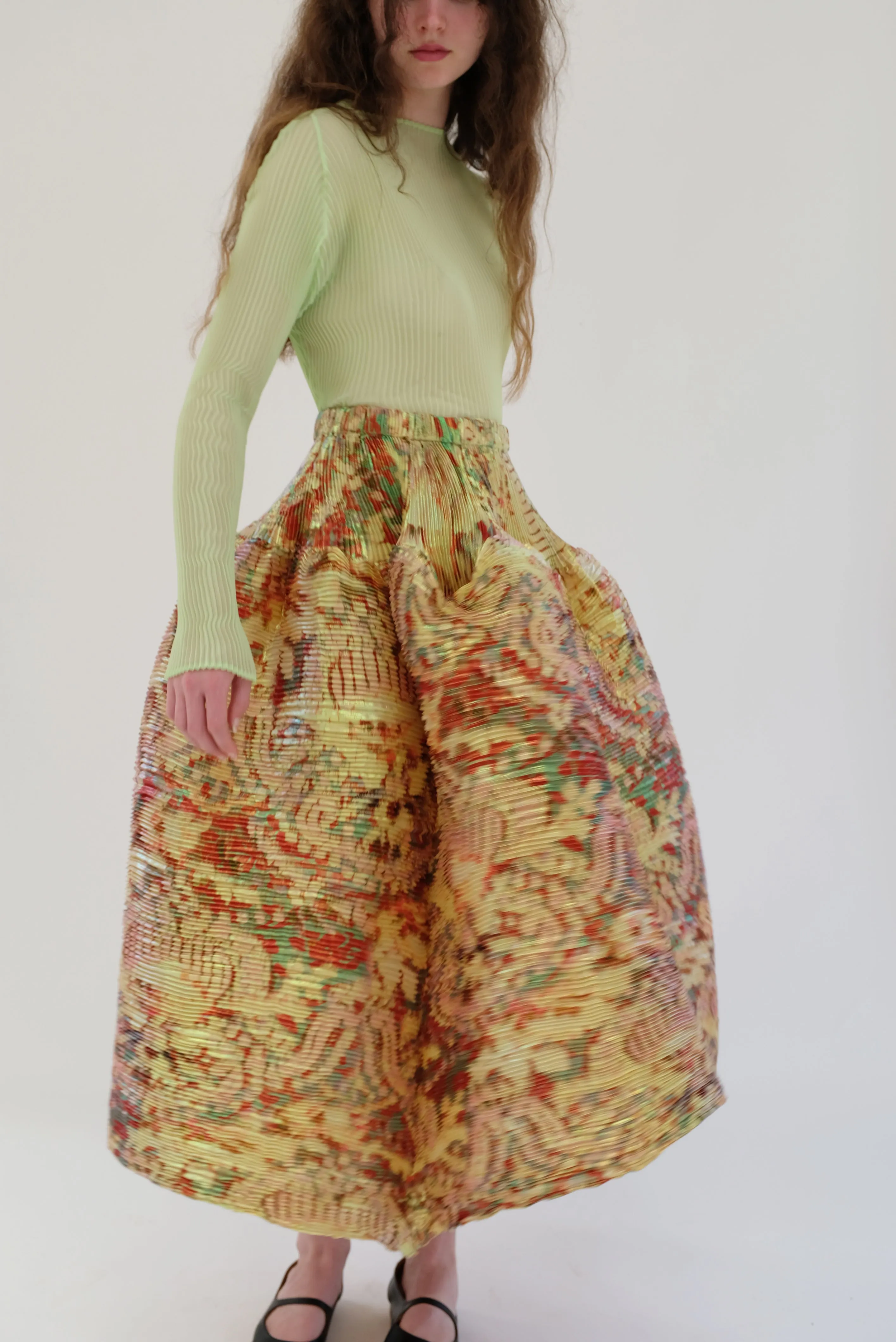 Julia Heuer Kenza Skirt Iridescent Jim sold by Beklina product image thumbnail 3