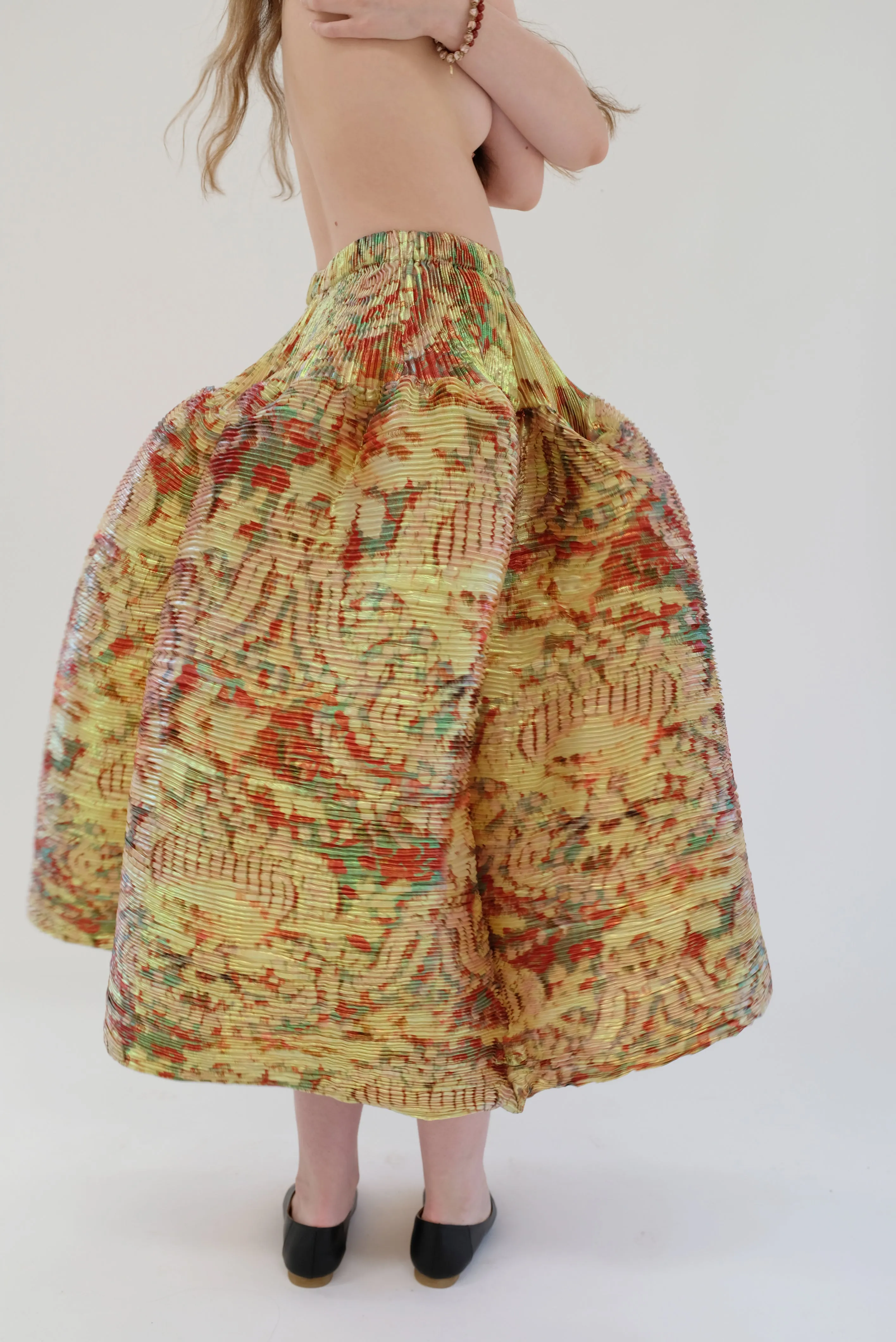 Julia Heuer Kenza Skirt Iridescent Jim sold by Beklina product image thumbnail 5