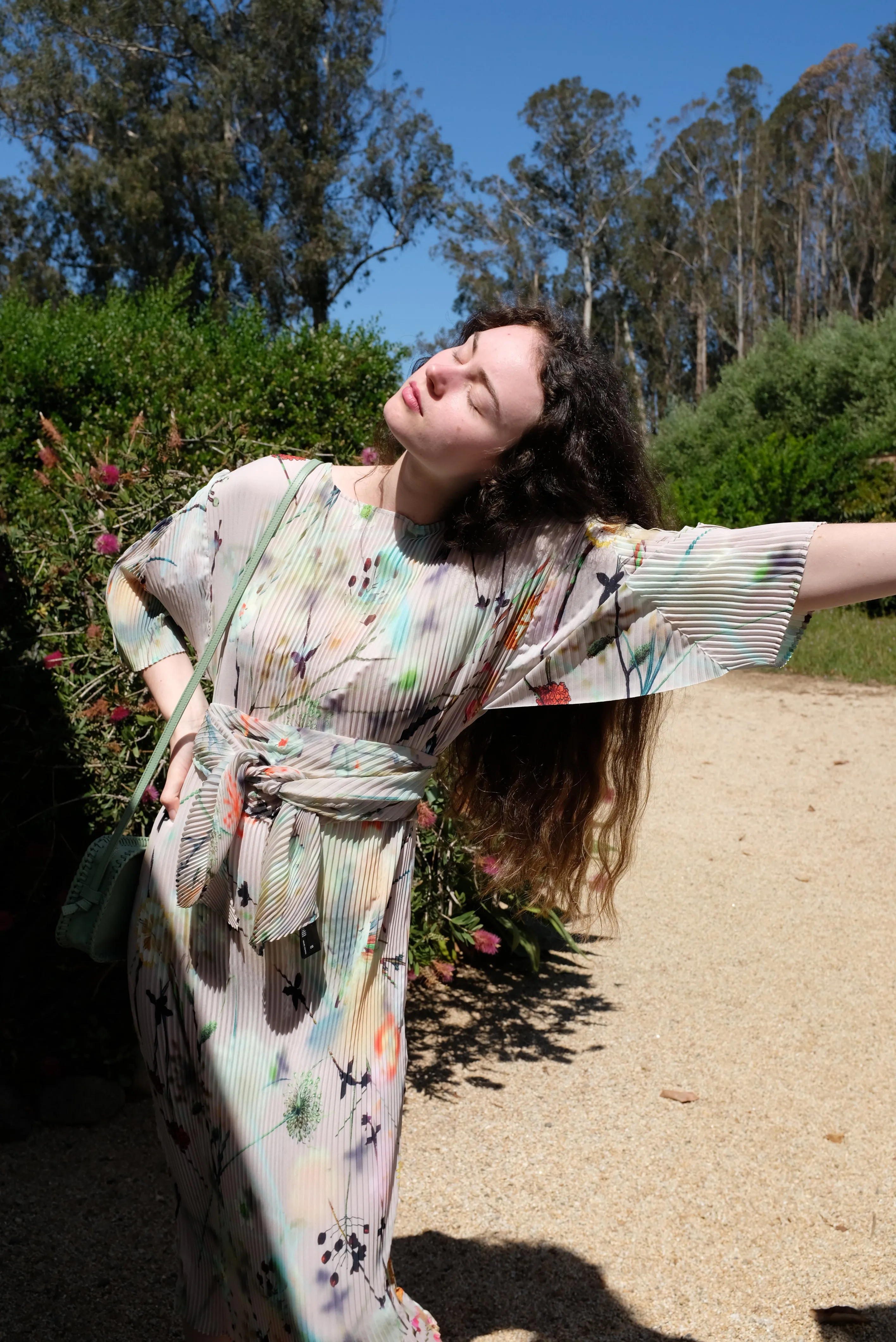 Julia Heuer Leila Pleated Dress Frances sold by Beklina product image thumbnail 2