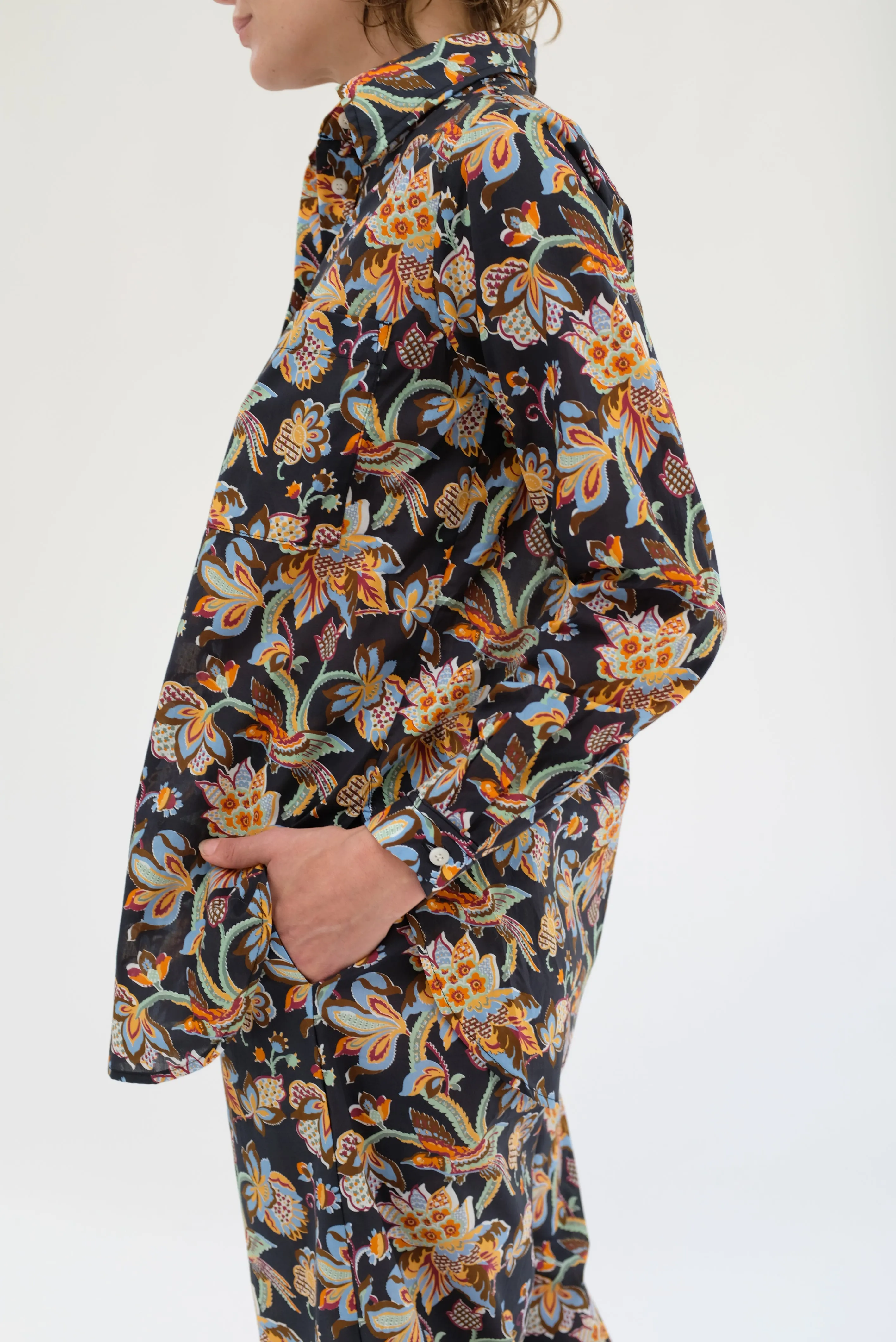 Samet Swan Shirt Mintz Chintz sold by Beklina product image thumbnail 3