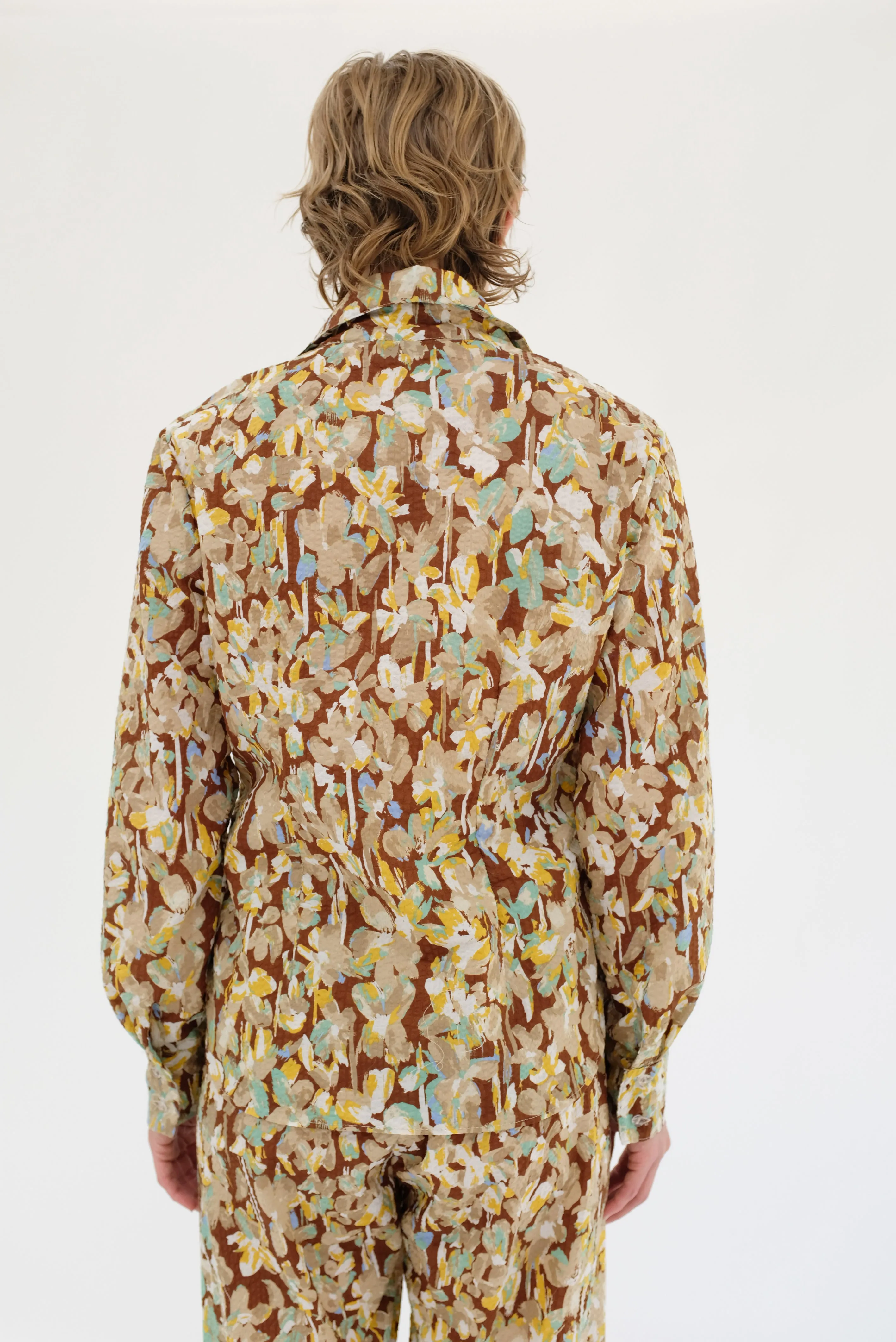 Beklina Button Up Shirt Brown Floral sold by Beklina product image thumbnail 5