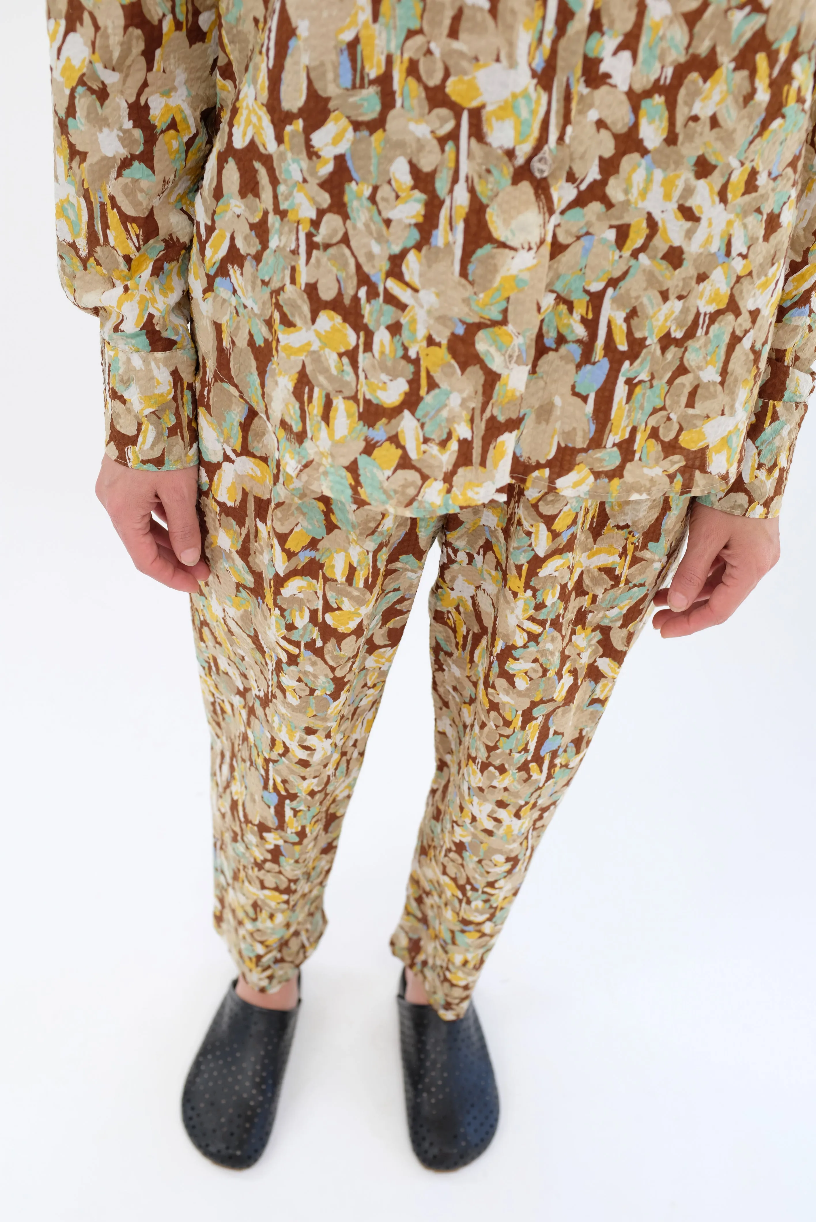 Beklina Button Up Shirt Brown Floral sold by Beklina product image thumbnail 4