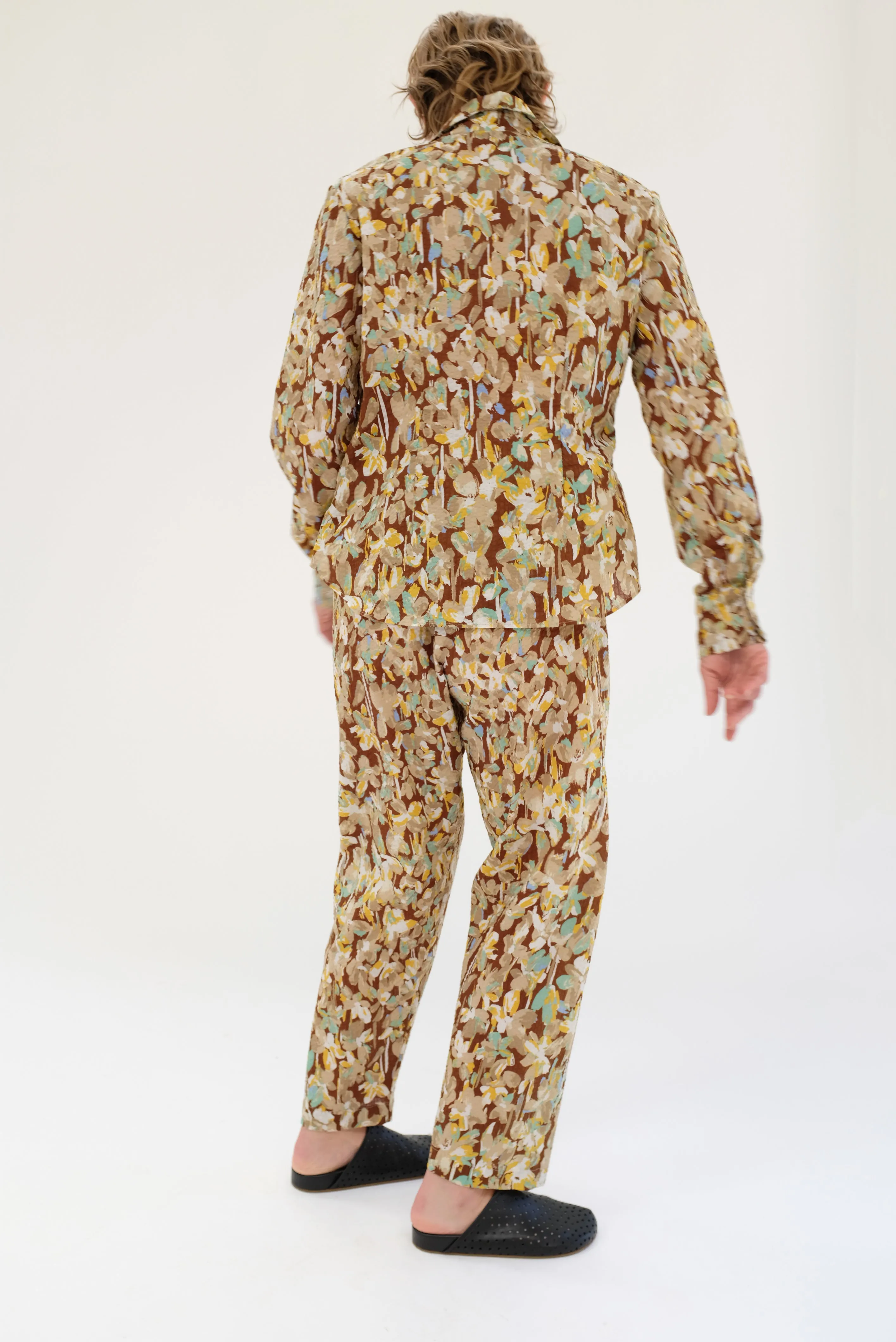 Beklina Button Up Shirt Brown Floral sold by Beklina product image thumbnail 3
