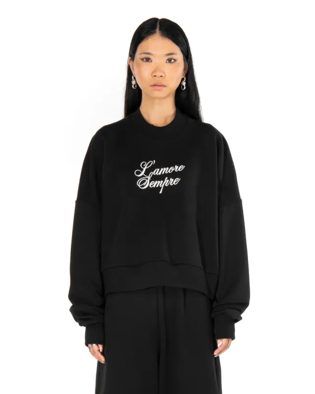 L' amore Sempre Crewneck Sweatshirt sold by Blowhammer