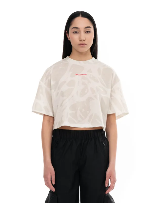 Strand Ivory T-Shirt Crop made by Blowhammer