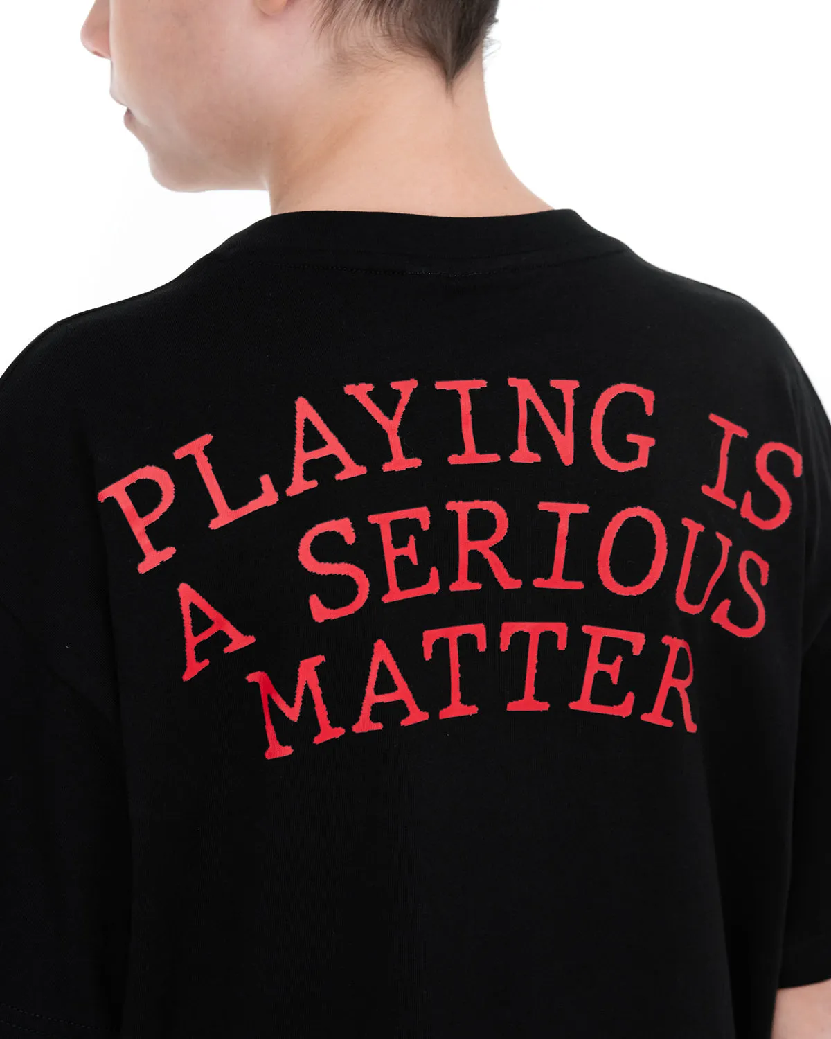 Playing is a serious matter T-Shirt sold by Blowhammer product image thumbnail 4