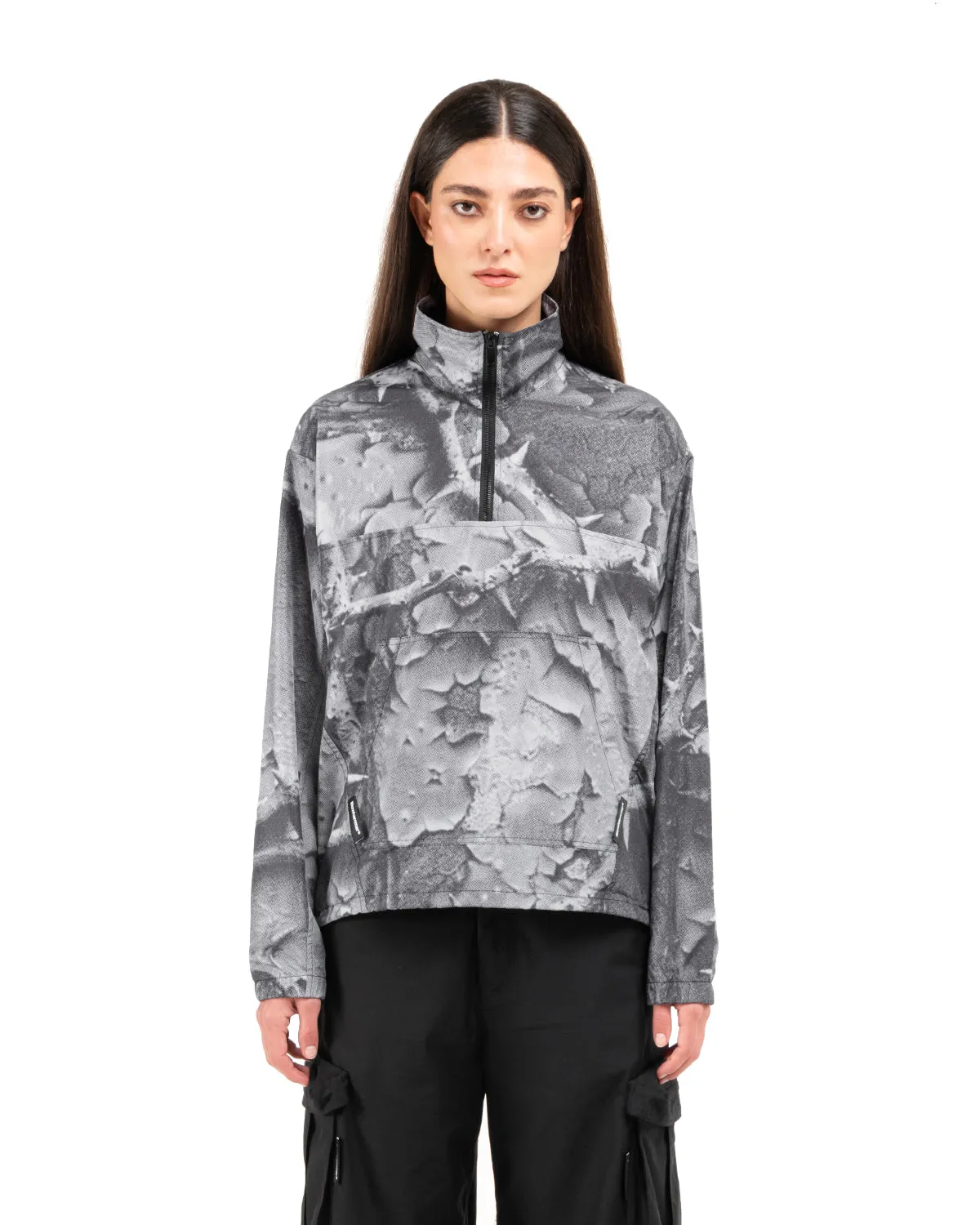 Bloodrose dark Zip Crewneck Sweatshirt sold by Blowhammer product image thumbnail 2