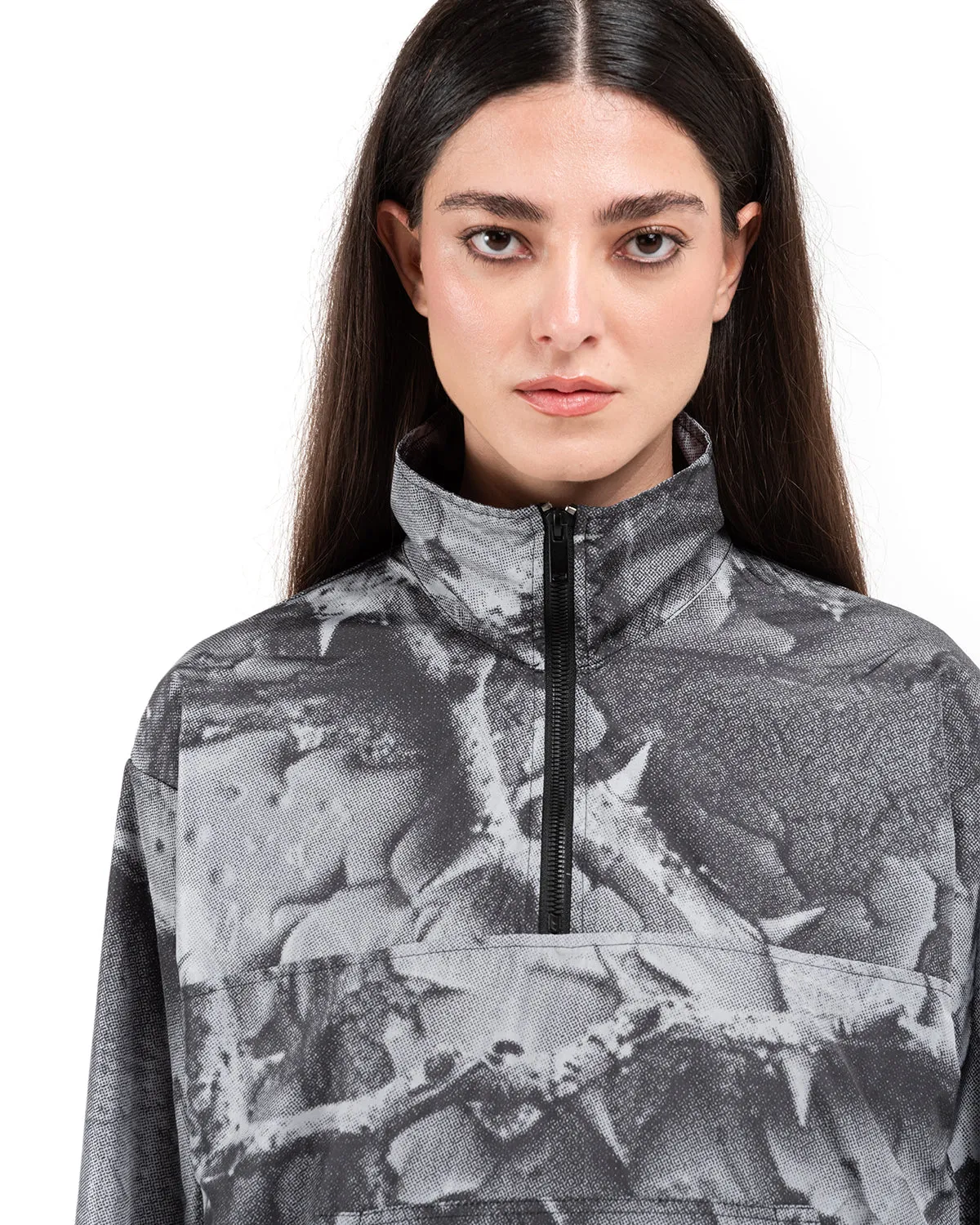 Bloodrose dark Zip Crewneck Sweatshirt sold by Blowhammer product image thumbnail 4