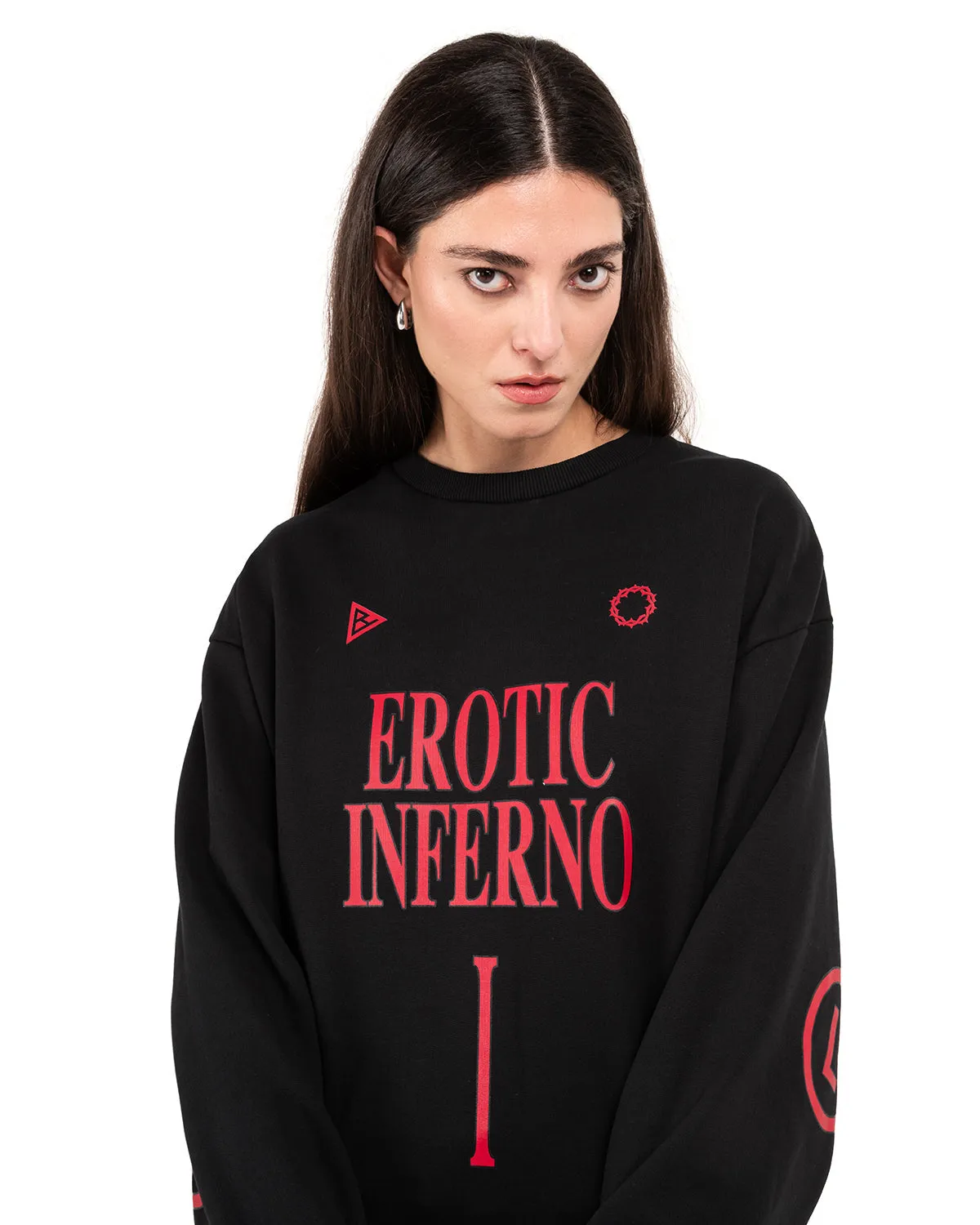 Infernal Groove Crewneck Sweatshirt sold by Blowhammer product image thumbnail 3