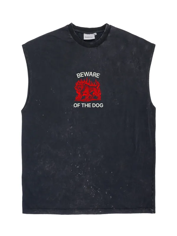 BEWARE OF THE DOG Tank top sold by Blowhammer