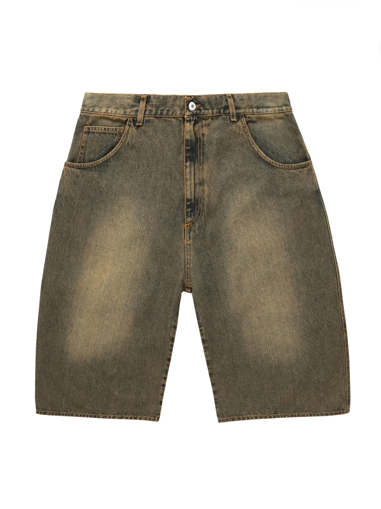 Aged Denim Jorts sold by Blowhammer