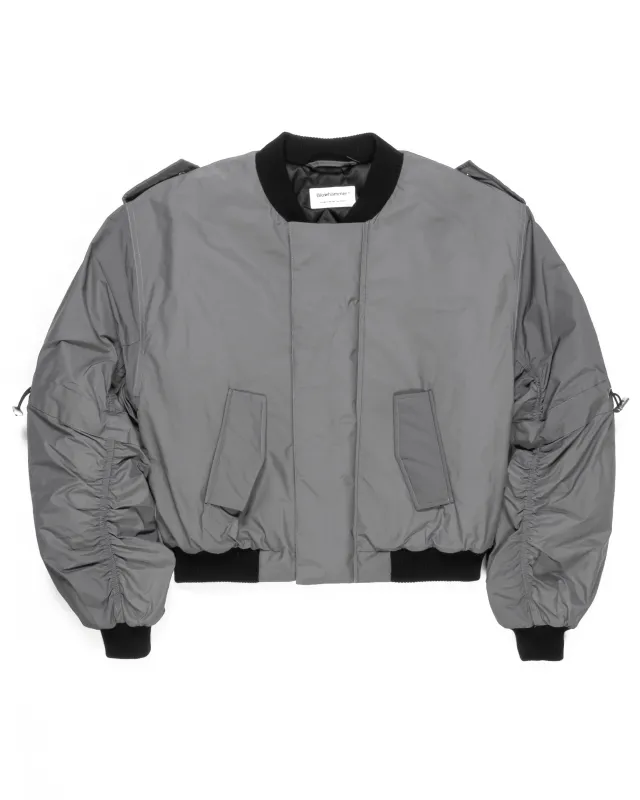 Minimal Grey Bomber sold by Blowhammer
