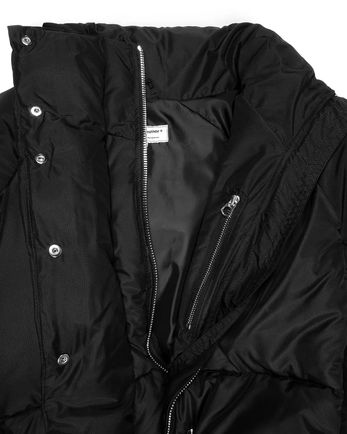 Solid Black Down Jacket sold by Blowhammer product image thumbnail 3