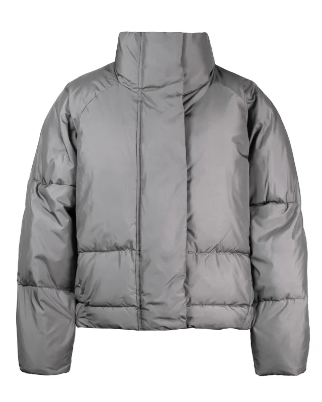 Solid Grey Down Jacket sold by Blowhammer