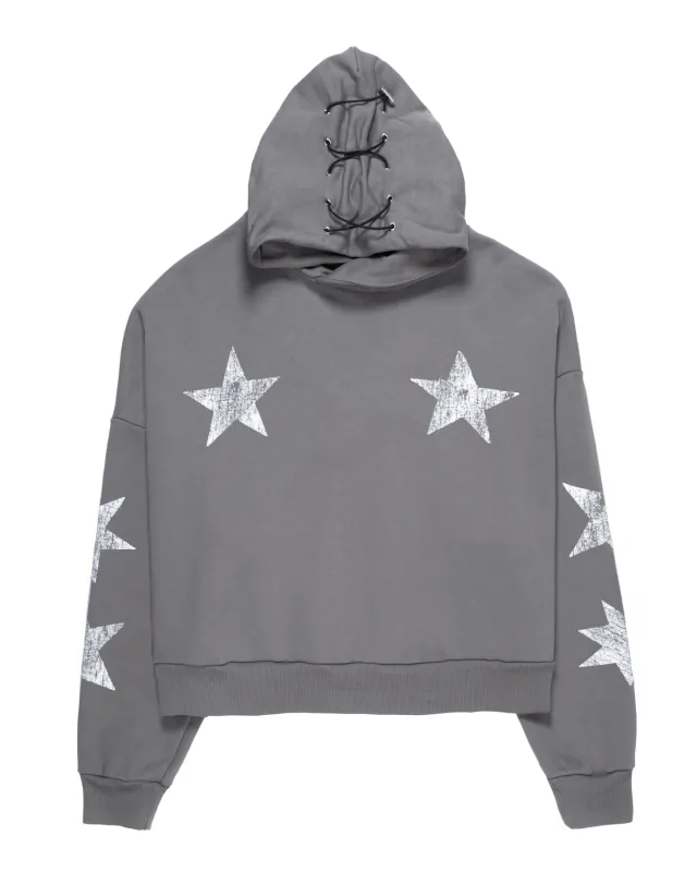Stars Boxy Hoodie sold by Blowhammer