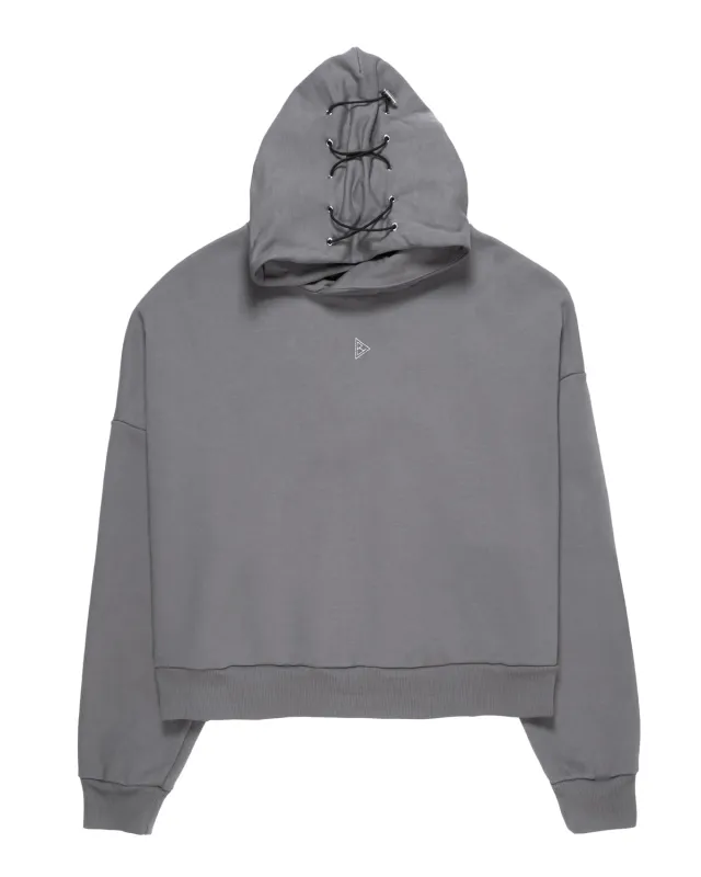 MINIMAL Grey Boxy Hoodie sold by Blowhammer