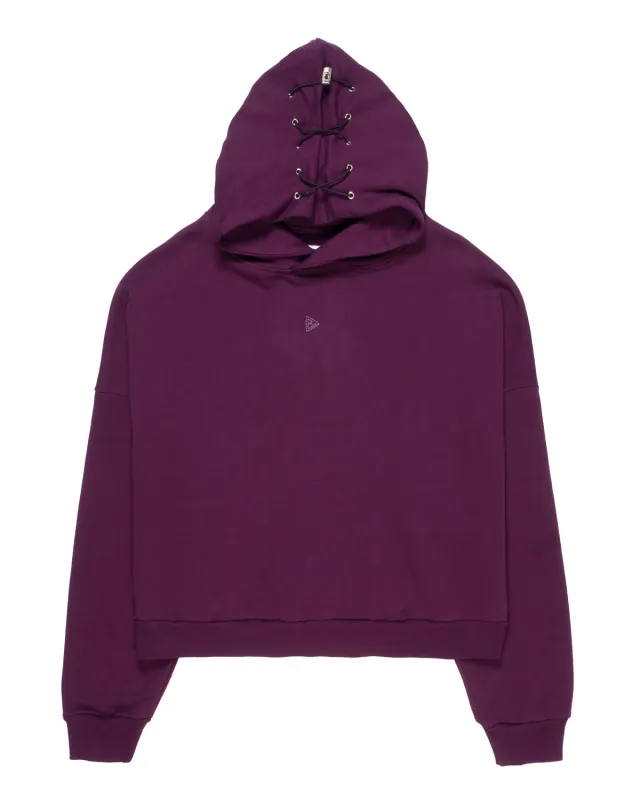 MINIMAL Purple Boxy Hoodie sold by Blowhammer