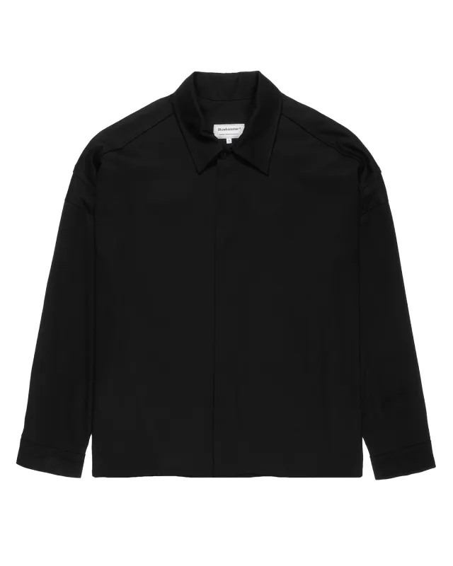 Minimal Black Longsleeve Shirt sold by Blowhammer