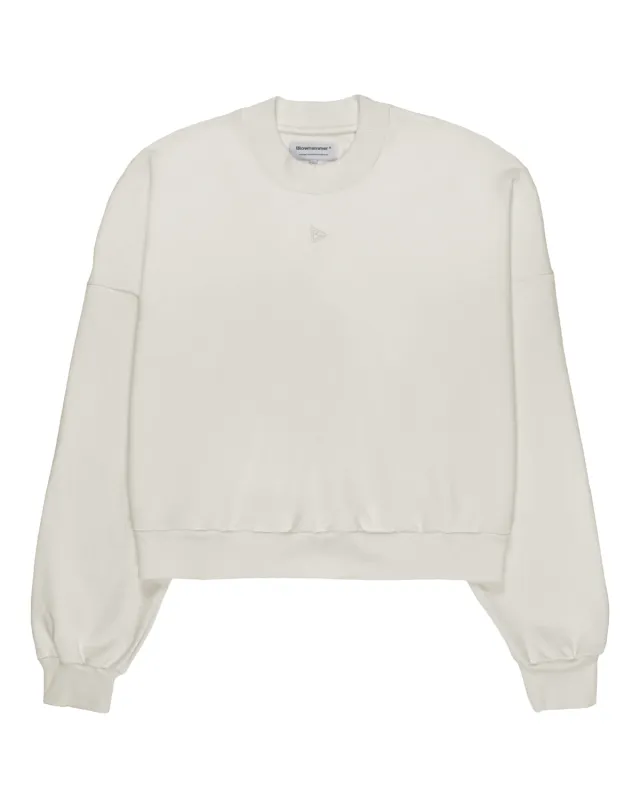Minimal Cream Crewneck Sweatshirt sold by Blowhammer