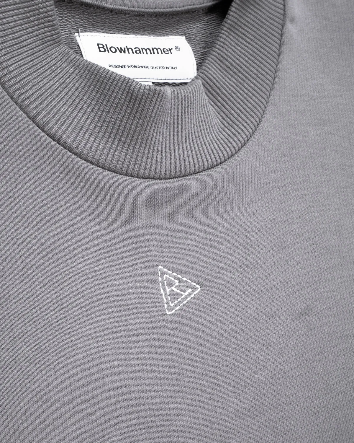 Minimal Grey Crewneck Sweatshirt sold by Blowhammer product image thumbnail 3