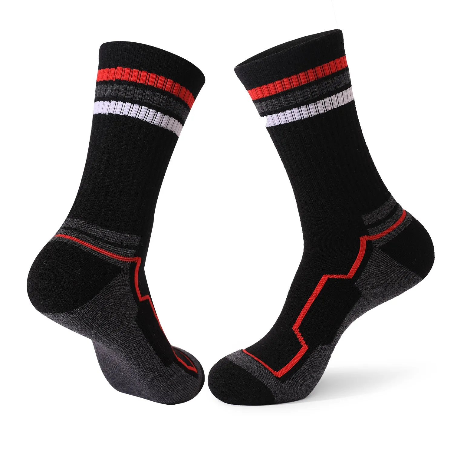 Merino Wool Thick Padded Basketball Crew Socks | 1 Pair sold by Hywell Store product image thumbnail 4