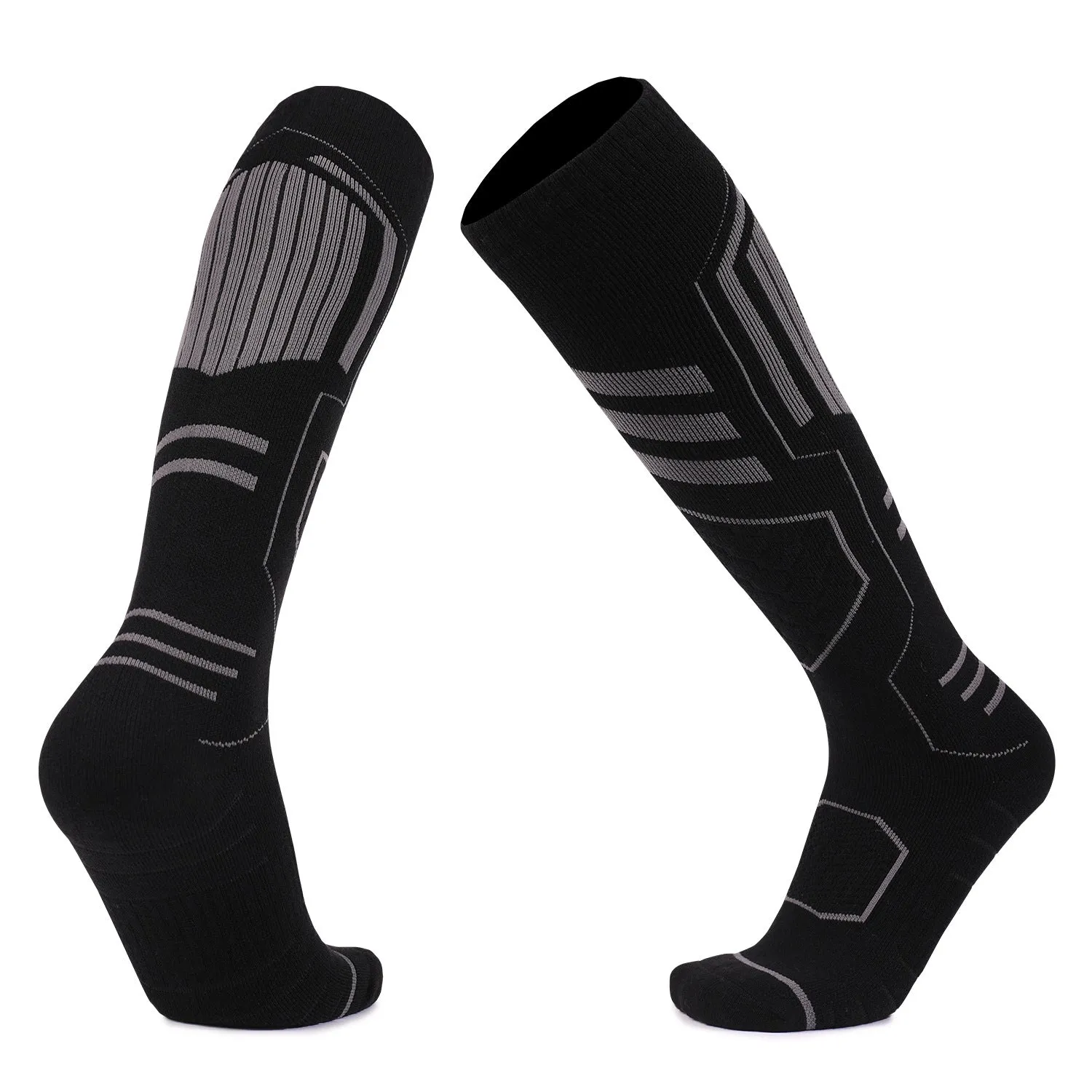 Merino Wool Cushioned Warm Skiing Over The Calf Socks | 1 Pair sold by Hywell Store product image thumbnail 5