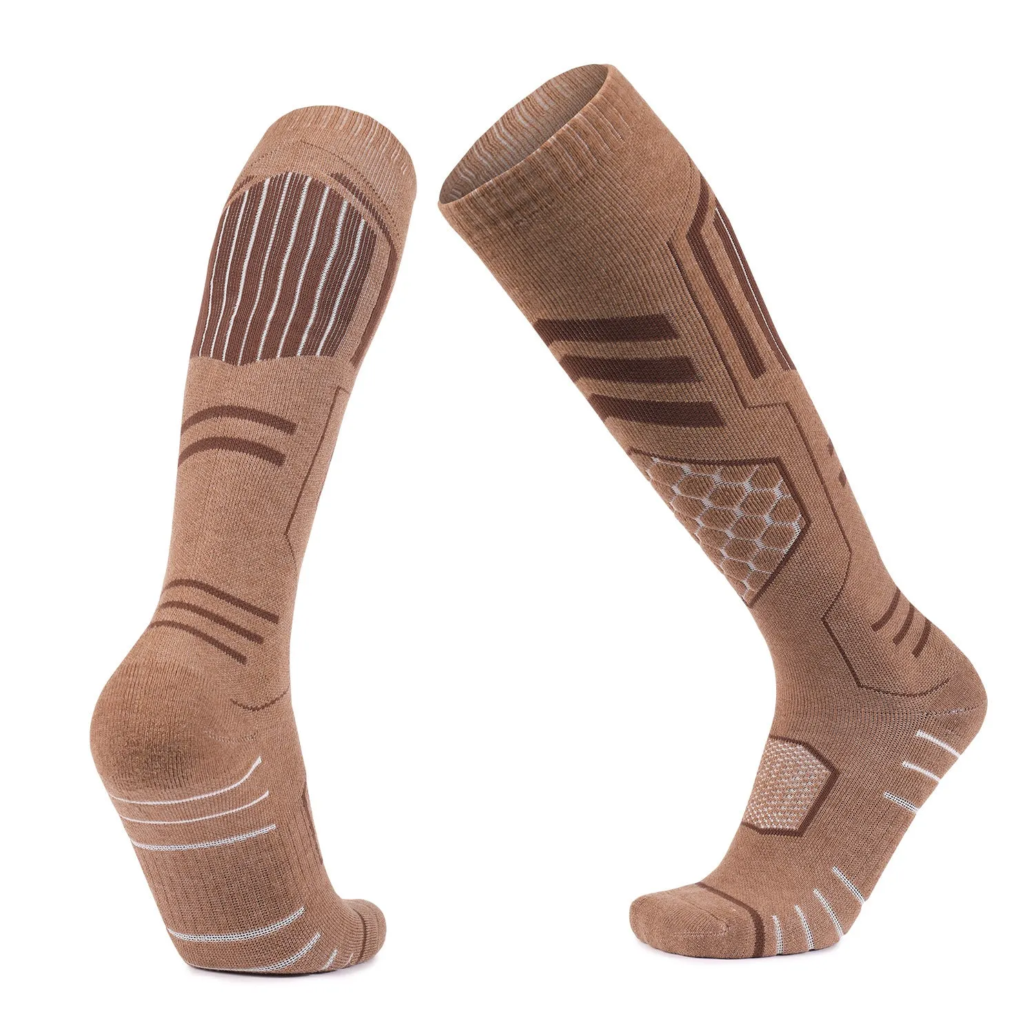 Merino Wool Cushioned Warm Skiing Over The Calf Socks | 1 Pair sold by Hywell Store product image thumbnail 4