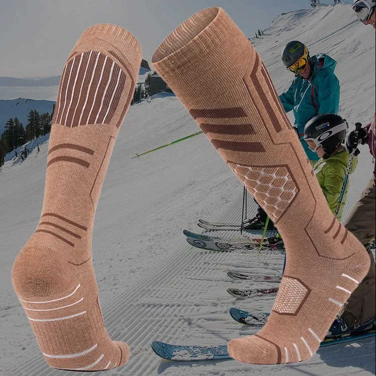 Merino Wool Cushioned Warm Skiing Over The Calf Socks | 1 Pair sold by Hywell Store product image thumbnail 3
