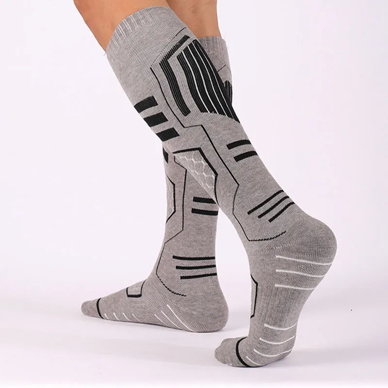 Merino Wool Cushioned Warm Skiing Over The Calf Socks | 1 Pair sold by Hywell Store product image thumbnail 2