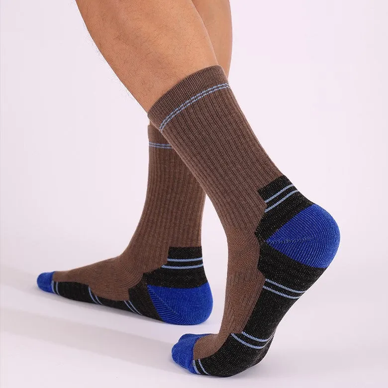 Merino Wool Thick Padded Hiking Crew Socks | 3 Pairs sold by Hywell Store product image thumbnail 3