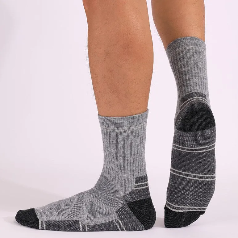 Merino Wool Thick Padded Hiking Crew Socks | 3 Pairs sold by Hywell Store product image thumbnail 2