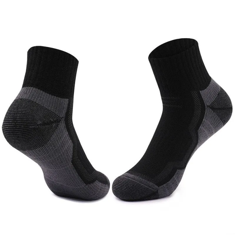 Merino Wool Cushioned Hiking Quarter Socks | 3 Pairs sold by Hywell Store