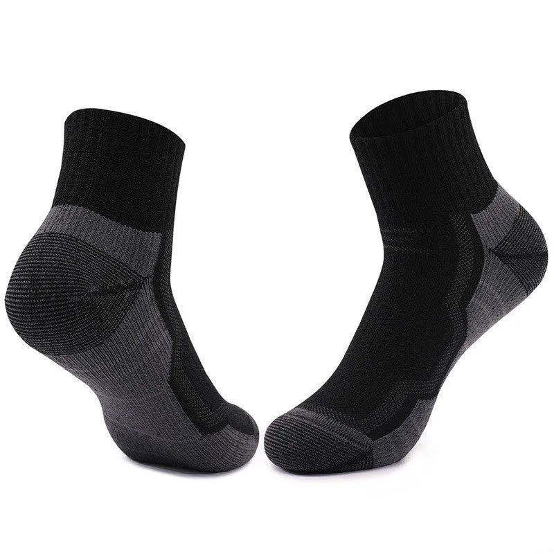 Merino Wool Cushioned Hiking Quarter Socks | 3 Pairs sold by Hywell Store