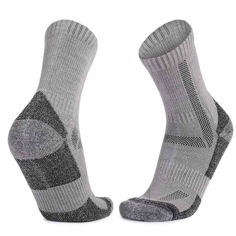 Merino Wool Cushioned Hiking Crew Socks | 3 Pairs sold by Hywell Store