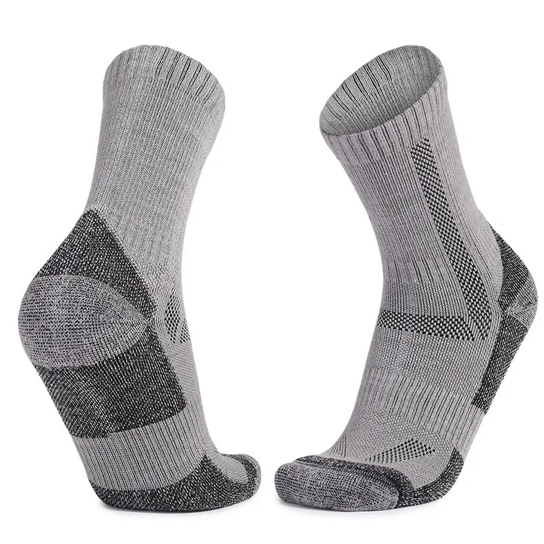 Merino Wool Cushioned Hiking Crew Socks | 3 Pairs sold by Hywell Store