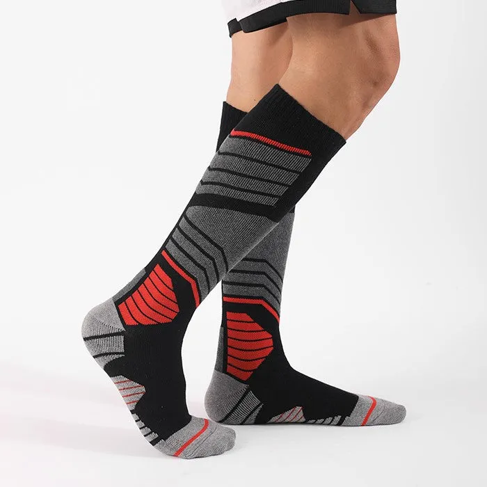 Density knitting Thick Padded Skiing Over The Calf Socks | 1 Pair sold by Hywell Store product image thumbnail 2