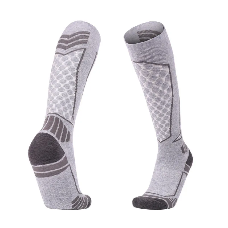 Thick Padded  Merino Wool Skiing Over The Calf Socks | 1 Pair sold by Hywell Store