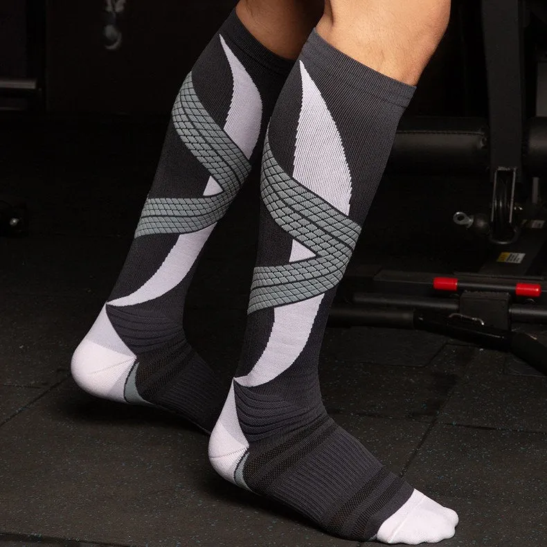 Cushioned Compression Running Over The Calf Socks | 1 Pair sold by Hywell Store product image thumbnail 2
