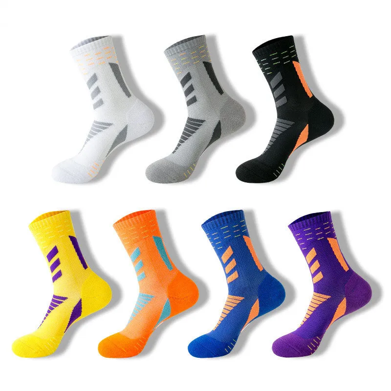 Men's Thick Padded Basketball Crew Socks | 3 Pairs sold by Hywell Store product image thumbnail 2