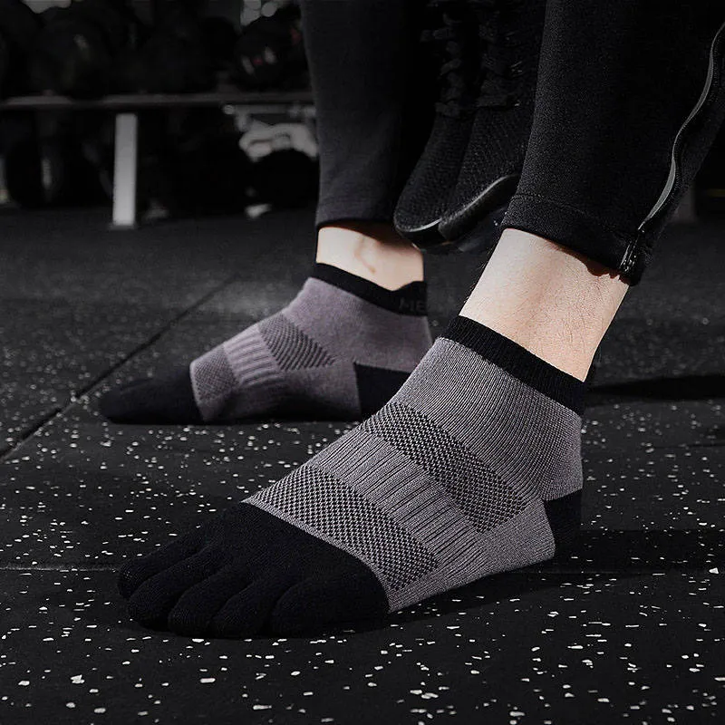 Breathable Blister-Preventing Toe Running Ankle Socks | 3 Pairs sold by Hywell Store product image thumbnail 4