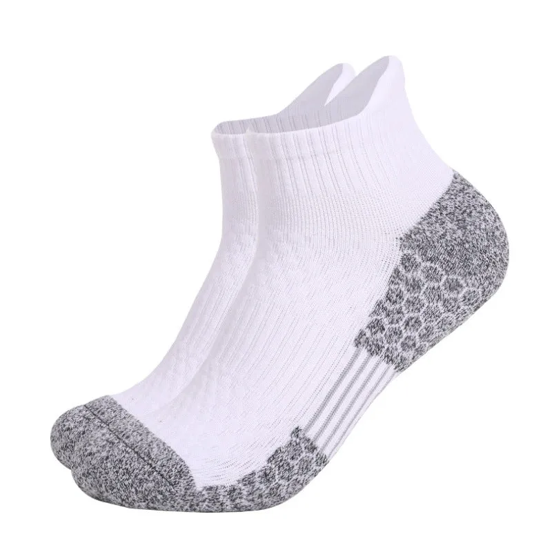 Elastic Breathable Cushioned Basketball Quarter Socks | 1 Pair sold by Hywell Store product image thumbnail 4