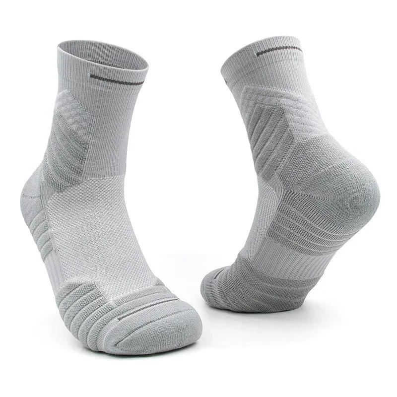 Men's Cushioned Athletic Running Crew Socks sold by Hywell Store product image thumbnail 4