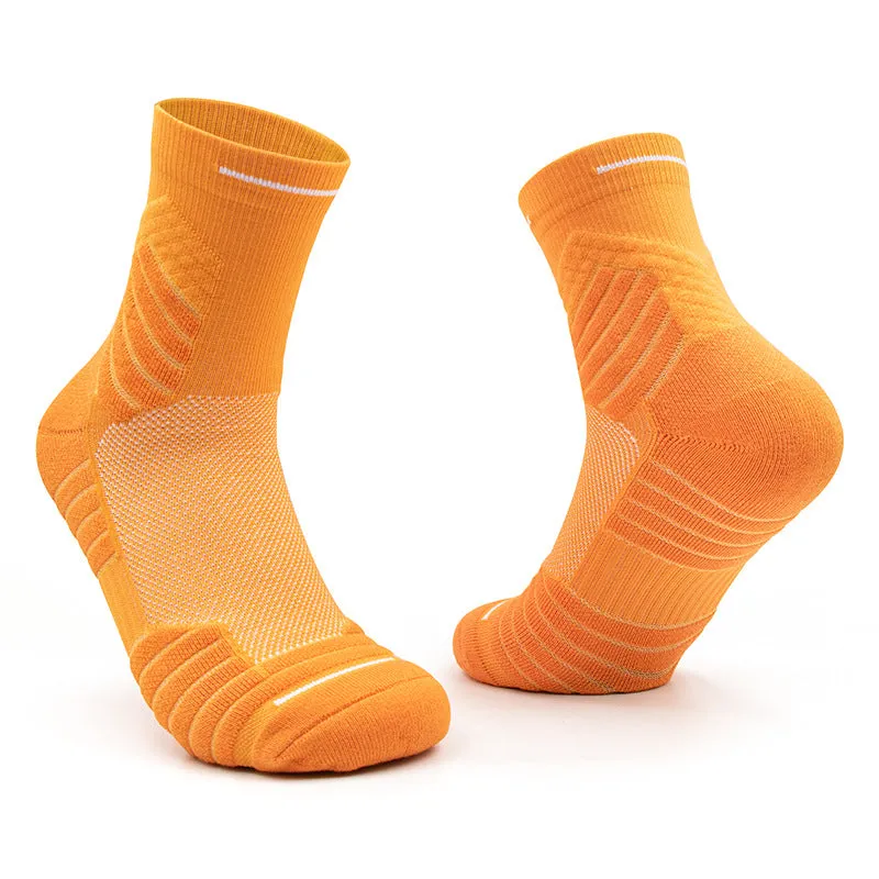 Men's Cushioned Athletic Running Crew Socks sold by Hywell Store product image thumbnail 5