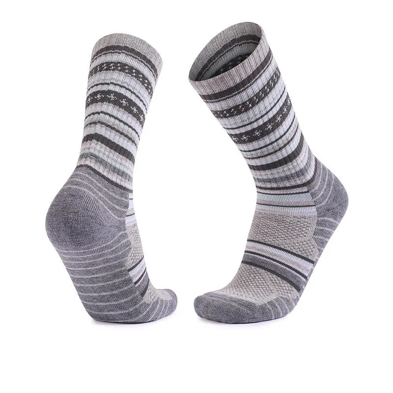 Merino Wool Thick Sole Hiking Crew Socks | 3 Pairs sold by Hywell Store product image thumbnail 3