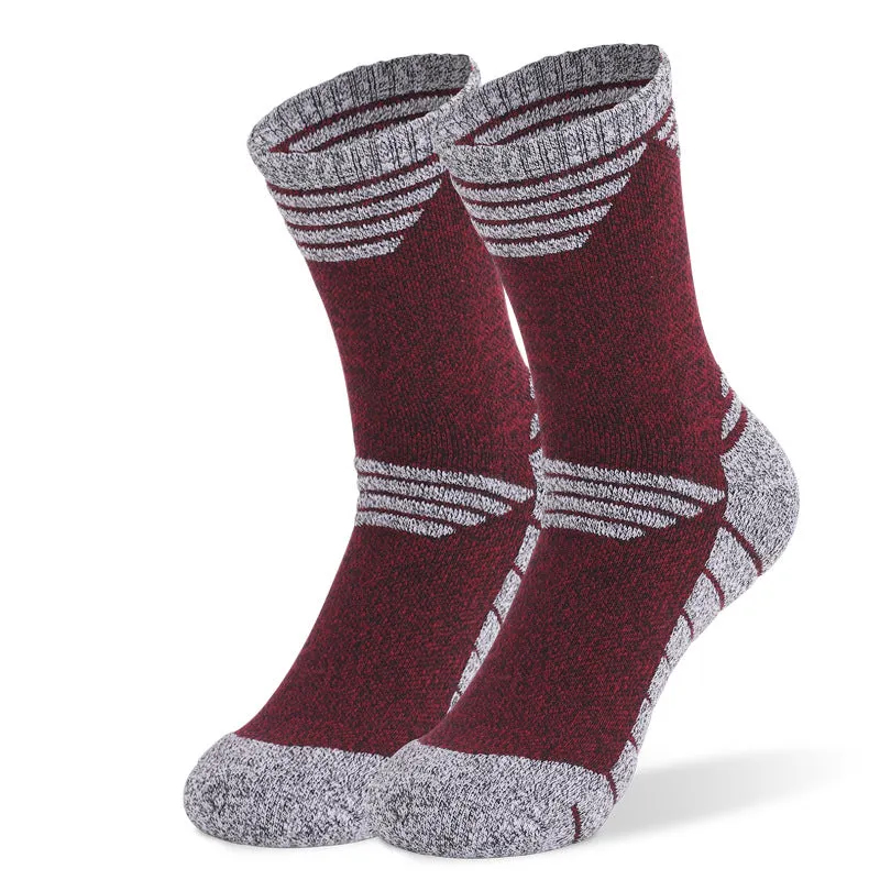Men's Thick Cushioned Hiking Crew Socks | 3 Pairs sold by Hywell Store product image thumbnail 4