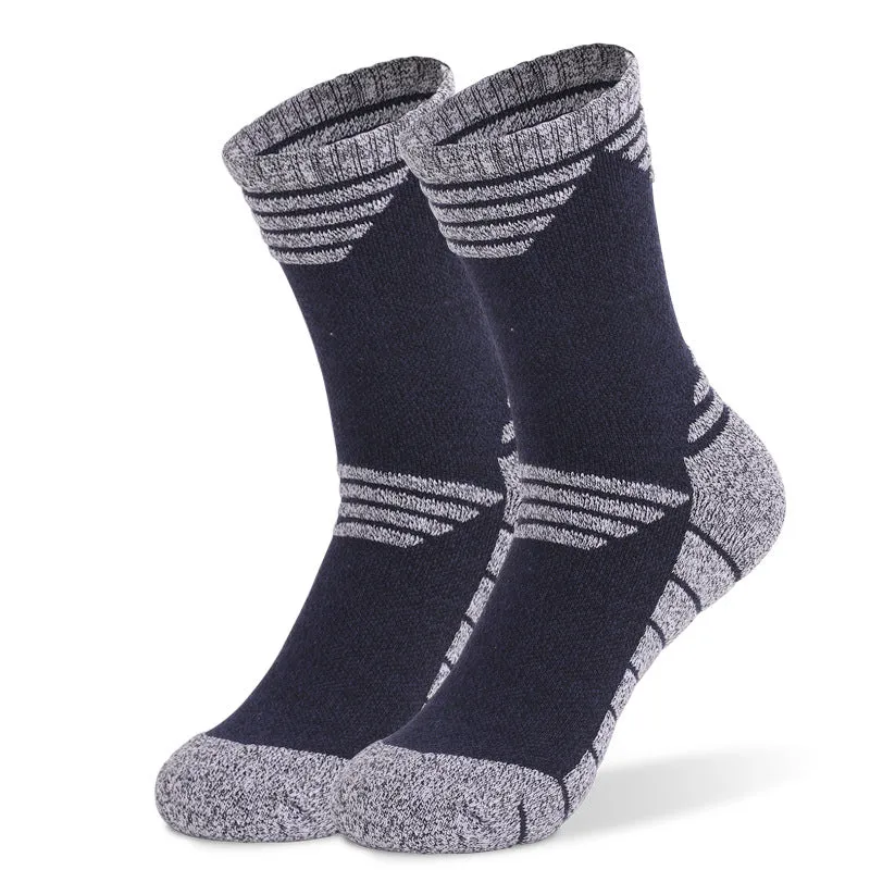 Men's Thick Cushioned Hiking Crew Socks | 3 Pairs sold by Hywell Store product image thumbnail 5