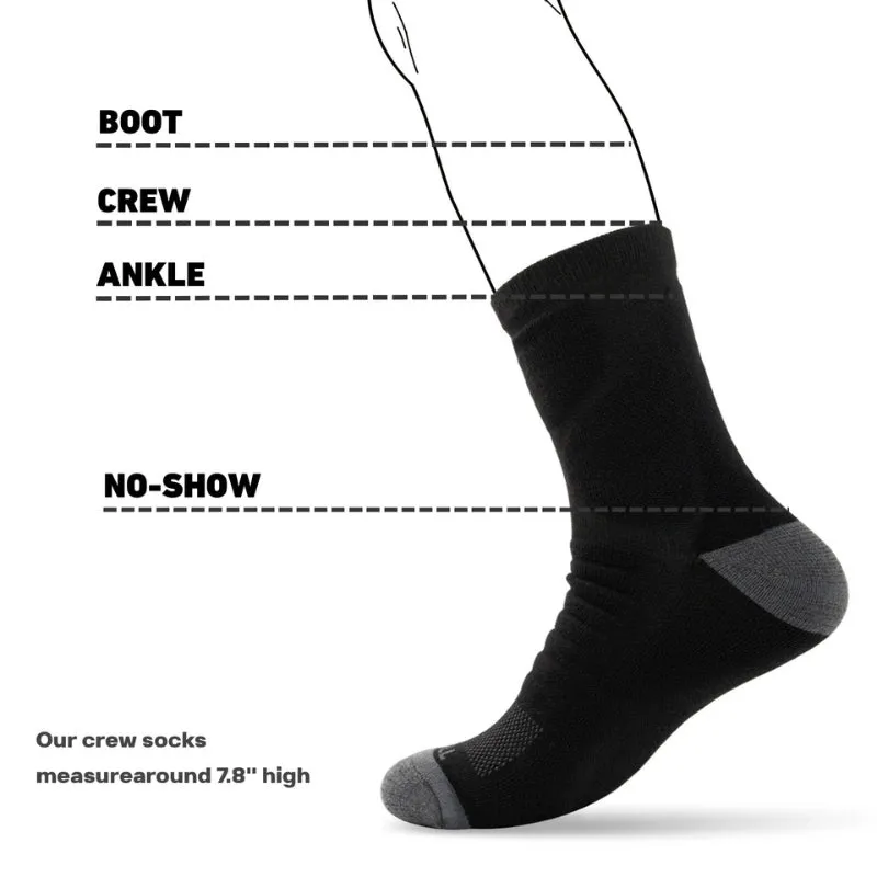 Merino Wool Crew Socks sold by Hywell Store product image thumbnail 2