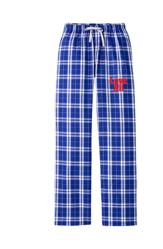 Love all Tennis Women's Flannel Plaid Pant, Royal Blue sold by Love All Tennis